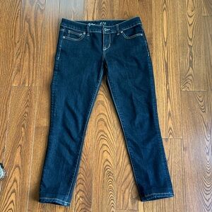 Dark Wash Denim Capris